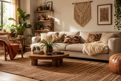 El estilo Boho está de moda: Así puedes aplicarlo en tu salón 9 boho