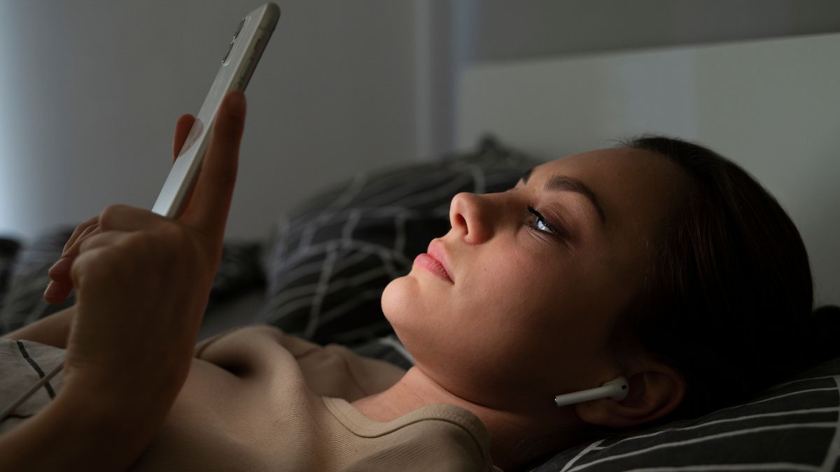 mujer smartphone