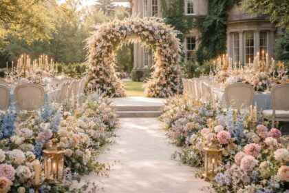 Estilo Bridgerton en bodas: cómo recrear una decoración romántica y elegante inspirada en la estética victoriana inglesa 10 estilo b
