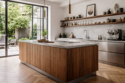 Una cocina de acero inoxidable en Copenhague demuestra cómo el diseño industrial puede convivir con la calidez del hogar contemporáneo 1 cocina acero