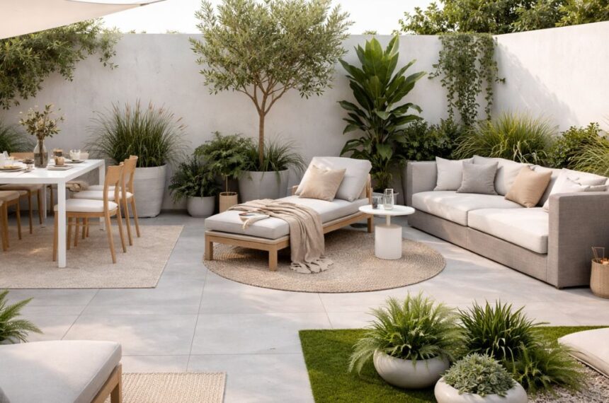 diferentes ambientes jardin