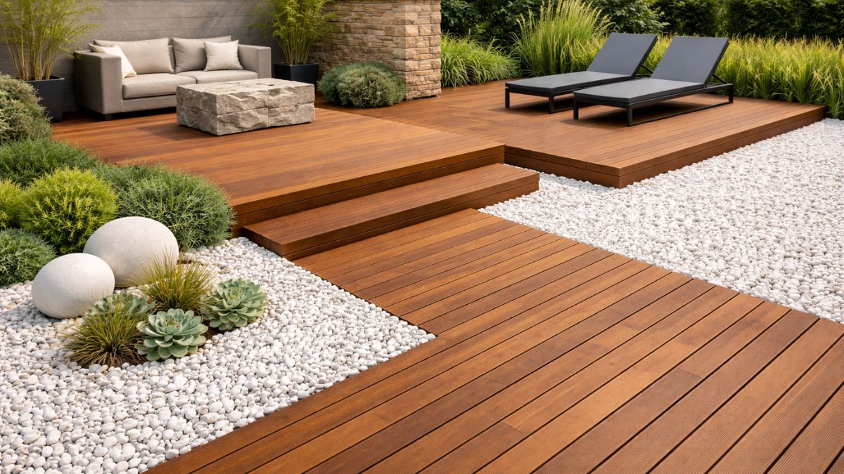 Materiales duraderos y estéticos para terrazas y jardines modernos: claves para elegir superficies resistentes, funcionales y visualmente atractivas 1 materiales para jardines