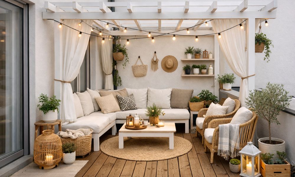 terraza escandinava