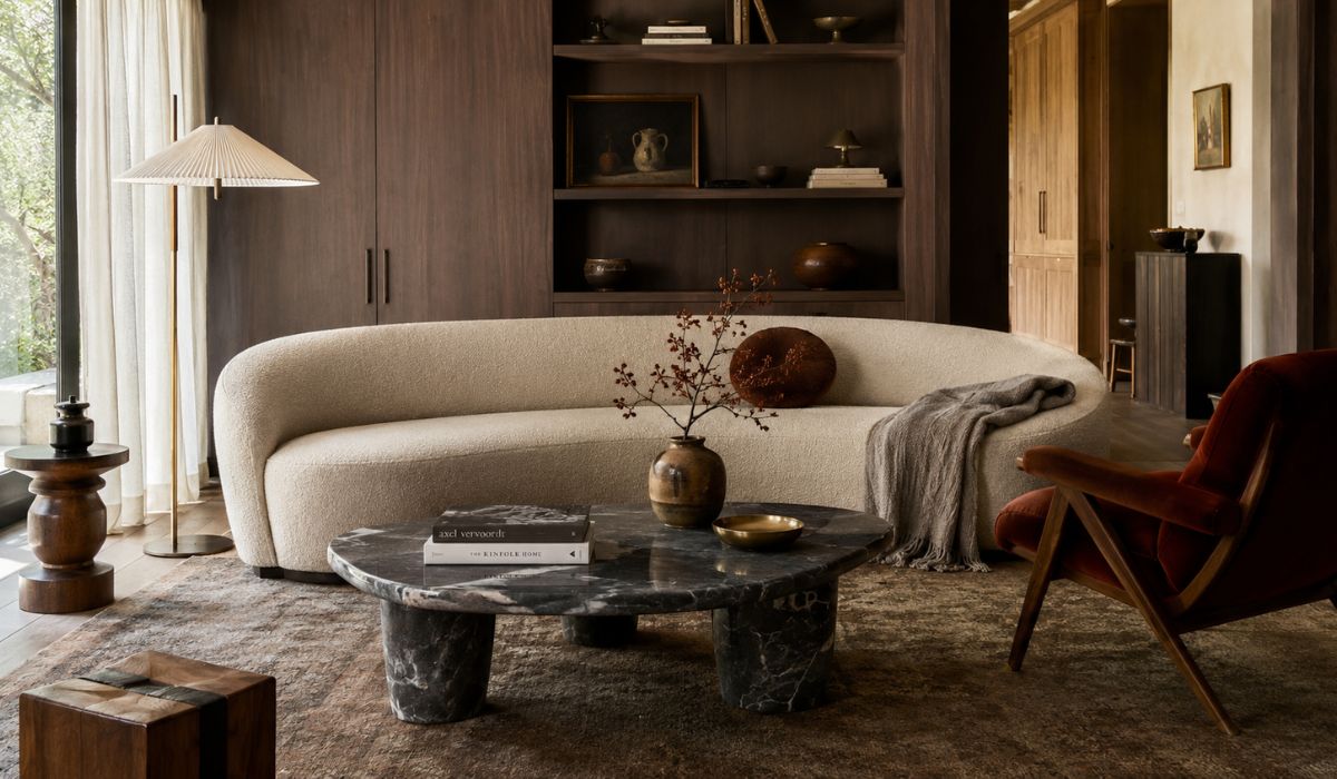 salon madera oscura