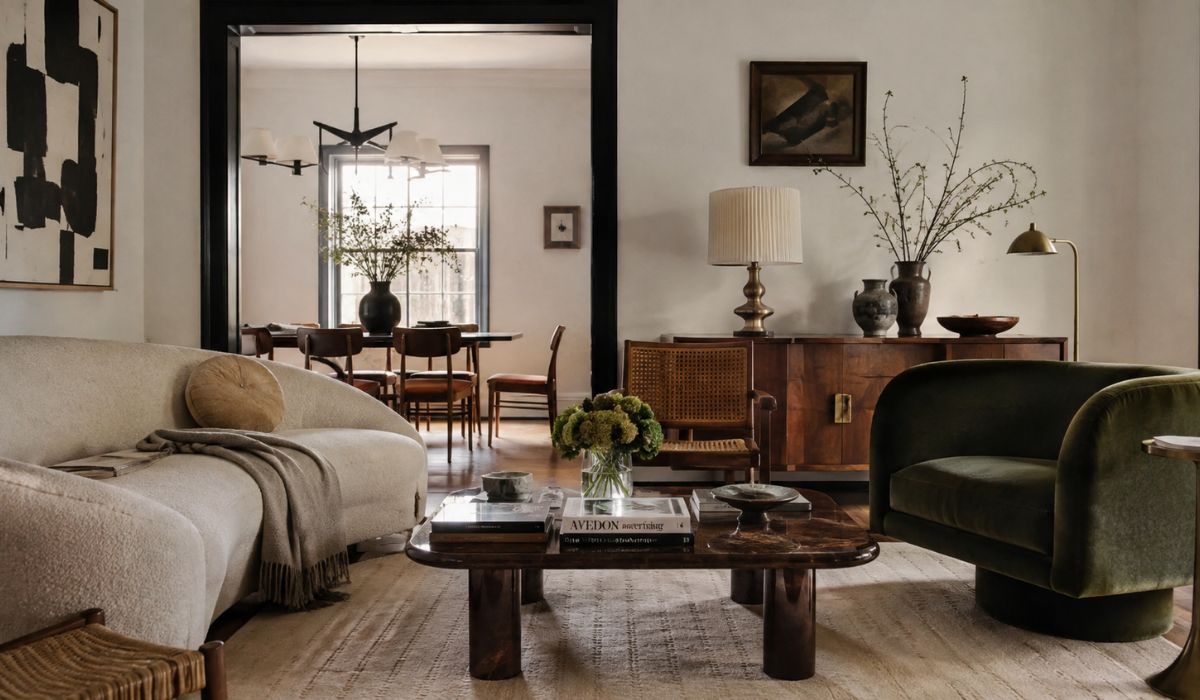 La decoración demasiado perfecta empieza a cansar: por qué triunfan las casas que parecen realmente vividas 1 salon mid century