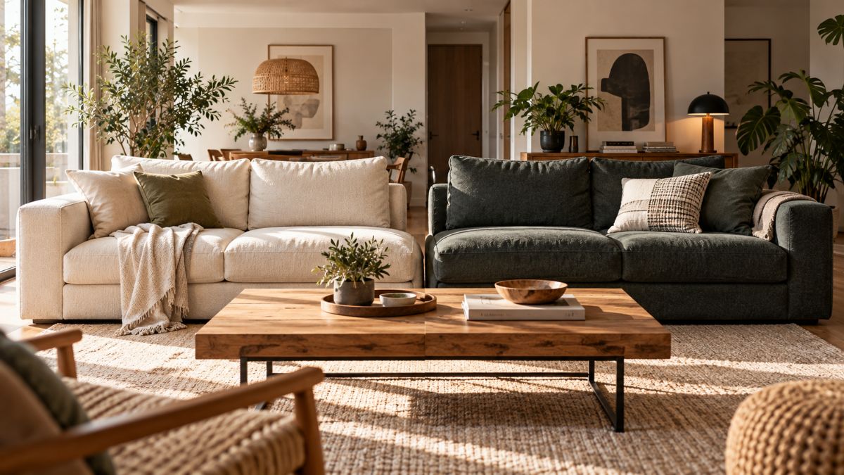 sofa blanco o negro